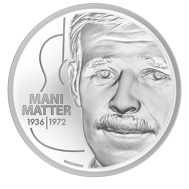 Moneta commemorativa «Mani Matter»