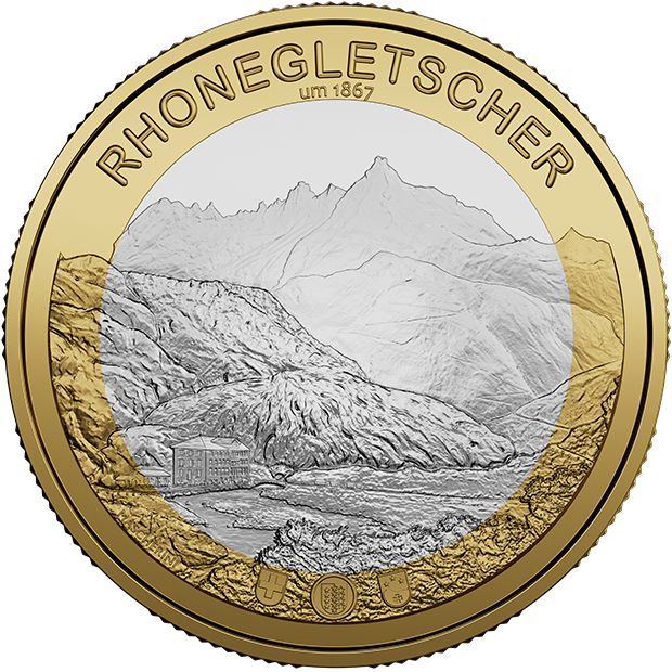 Monnaie spéciale Glacier du Rhône