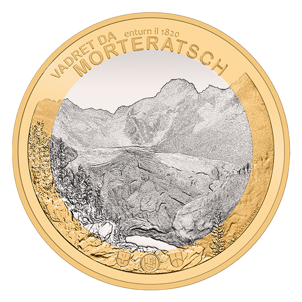Morteratsch glacier special coin