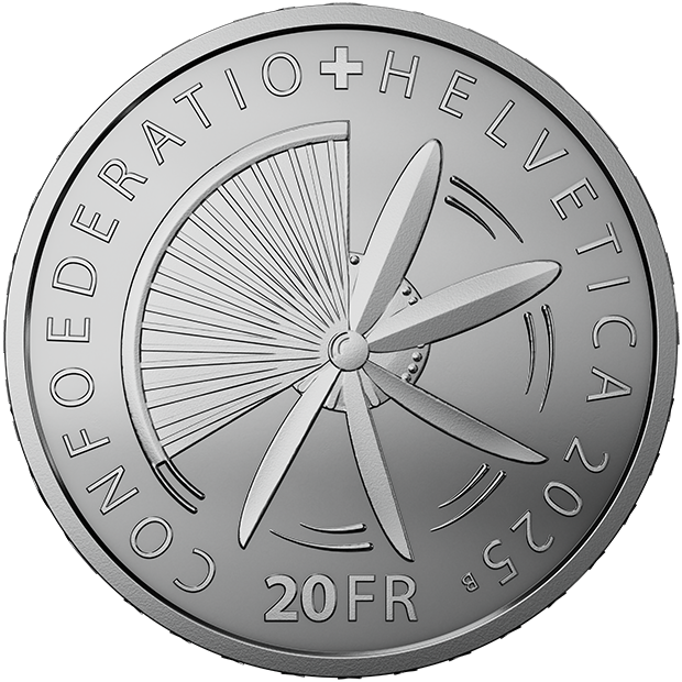Silbermünze Pioniere der Schweizer Luftfahrt