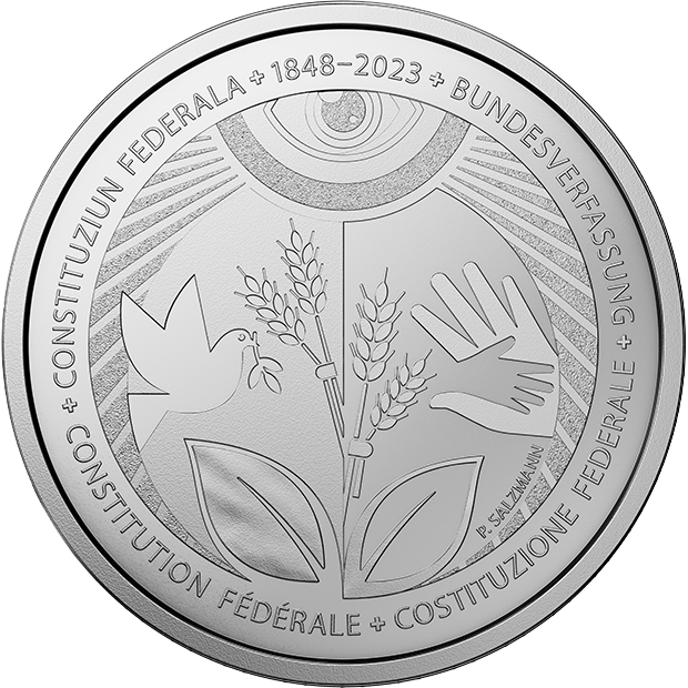 175 anni di Costituzione federale – Moneta d'argento
