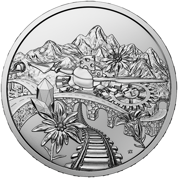 Silver coin Switzerland
