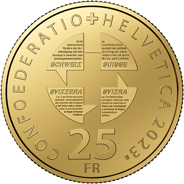 Moneta speciale «Plurilinguismo svizzero»