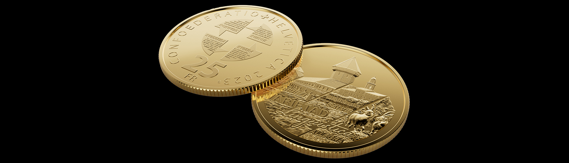 Moneta d’oro «Plurilinguismo svizzero»